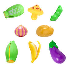 Brinquedo em miniatura para cozinha, brinquedo em miniatura com corte de frutas e vegetais para crianças e meninas 2024 - compre barato