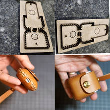 DIY leather craft earphone bag case die cutting knife mould hand tool metal  hollowed puncher 2024 - buy cheap