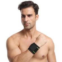 Men Adjustable Sports Wrist Brace Wrap Protective Hand Bands 2024 - buy cheap