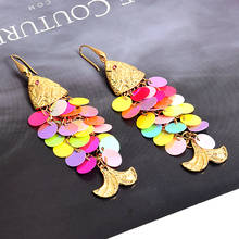 New Arrival Colorful Fish-shaped Earrings High-quality Fashion Trend Long Drop Earring Jewelry Wholesale Accessories For Women 2024 - buy cheap