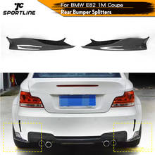 Parachoques trasero de coche, divisores de labio que para BMW Serie 1, 1M, E82 M, parachoques coupé 2011 - 2013 Cupwings, fibra de carbono/FRP 2024 - compra barato