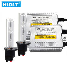 Hidlt-kit de conversão para lâmpada, xenon h7, 6000k, h11, 3000k, 4300k, 5000k, h3, lâmpada ac f3, potente, slim 2024 - compre barato