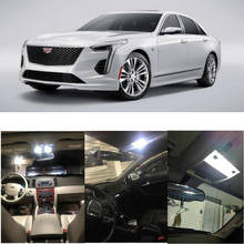 Interior Led lights For 2020 CADILLAC CT6 Car Accessories vanity mirror light trunk light 6pc 2024 - buy cheap