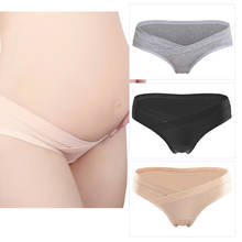 Women Under the Bump Maternity Panties Cotton Soft Low Waist Belly Support Women U-Shaped Panties Pregnancy Underwear 2024 - buy cheap