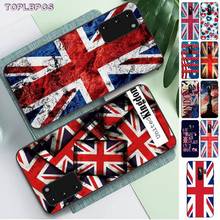 TOPLBPCS-funda de silicona negra con bandera de Inglaterra, Reino Unido, para Samsung S6, S10, 5G, S7 EDGE, S8, S9, S10, S20 PLUS, S10Lite 2024 - compra barato