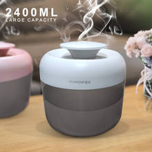 New Aroma Diffuser 2.4L Large Capacity USB Ultrasonic Air Humidifiers Home Office Fragrance Diffusers with LED Light Fogger 2024 - buy cheap