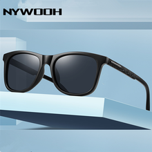 NYWOOH Брендовые мужские солнцезащитные очки, поляризованные солнцезащитные очки, ретро очки для вождения, UV400, черные очки 2024 - купить недорого