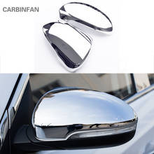 ABS Chrome Side Door Mirror Cover Rearview Cap Overlay Protector Sticker Car Styling For Hyundai Tucson TL 2016 2017 2018   C587 2024 - buy cheap