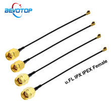 10pcs SMA IPEX Cable RP-SMA/SMA Male to uFL/u.FL/IPX/IPEX-1 Female Jack WIFI Antenna Pigtail Jumper RG1.13mm Extension RF Cable 2024 - buy cheap