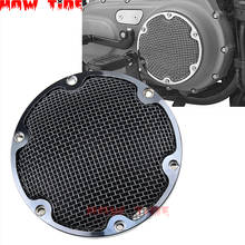 Funda de malla cromada para HARLEY DAVIDSON XL SPORTSTER 2004 2018, cubierta estilo DERBY, 883-1200 2024 - compra barato