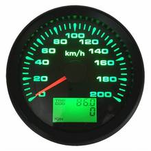 Velocímetros gps 0-200 km/h, lcd à prova d'água, medidores de velocidade para barcos automotivos, 1 peça 2024 - compre barato