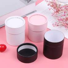 New Round Flower Paper Boxes Lid Hug Florist Flower Bucket Gift Packaging Box Gift Candy Bar Party Wedding gift Storage Boxes 2024 - buy cheap