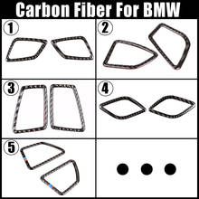 For BMW 1 3 Series GT F30 F34 E90 E92 E93 E84 X1 X5 X6 E70 E71 Carbon Fiber Car Air Condition Outlet Frame Trim Stickers 2024 - buy cheap