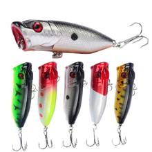 1pcs Popper Fishing Lures 6.5cm/12g Topwater Bait Artificial 3D eyes Hard Bait Wobblers Plastic With two 6# Hook Fishing Tackle 2024 - buy cheap