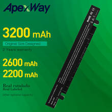 Bateria de laptop apexway com 4 células para asus drive x450, x550, x550c, x550b, x550v, x450c, x550ca, x452xea, 452c, 14.4v 2024 - compre barato