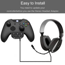 3.5mm Stereo Headset Adapter Headphone Converter For Xbox One Controller Headphone Converter Handle Stereo Headphone Adapters 2024 - buy cheap