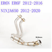 ER6N ER6F 2012-2016 Z650 2012-2020 Motorcycle Exhaust Full System Exhaust And Link Pipe Escape Moto 2024 - buy cheap