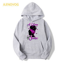 Sweatshirt Black Queen Was Born In May/June/July/August/September Graphic Print Hoodie Women Birthday Gift Melanin Clothes 2024 - buy cheap