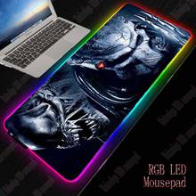 Alfombrilla de ratón MRGBEST RGB LED XXL para juegos, superficie de retroiluminación Led Predator, teclado de escritorio con goma natural, para ordenador portátil y PC 2024 - compra barato