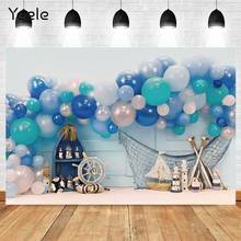 Yeele Summer Sea Theme Balloon Rudder Birthday Party Photography Backdrops Vinyl Photographic Background For Photo Studio Props 2024 - buy cheap