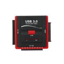 Адаптер Usb 3,0 для Sata/Ide адаптер для жесткого диска конвертер адаптер для универсального жесткого диска 2,5/3,5 Hdd/Ssd с источником питания (разъем Au 2024 - купить недорого