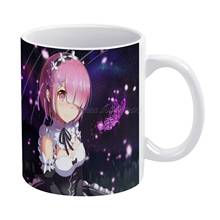 Ram The Best Girl Series-taza de té de cerámica blanca, regalo de cumpleaños, tazas de leche, Ram Rem Re Zero Kara Hajimeru Isekai S 2024 - compra barato