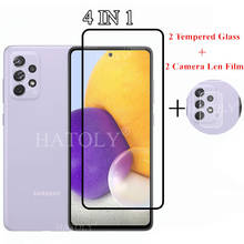 Full Glue Tempered Glass For Samsung Galaxy A72 Screen Protector Camera Lens Film For Samsung A72 A52 A32 Glass For Samsung A72 2024 - buy cheap