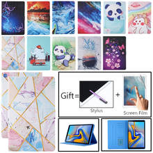 Fashion Unicorn Case For Samsung Galaxy Tab A 8.0 2019 SM-T290 SM-T295 T290 T295 T297 Cover Funda Tablet Stand Capa Shell + Film 2024 - buy cheap