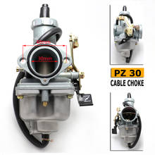 30mm Carburetor PZ30 Carb 200cc 250cc Cable Choke For Dirt Bike ATV Motorcycle Accessories New 2024 - buy cheap