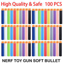 100PCS NERF Gun Accessories 7.2Cm EVA Hollow Soft Bullets Sucker Bullets Toy Pistol Sniper Gun Accessories Toy For Boys 2024 - buy cheap