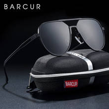 Barfluxo óculos de sol com lentes polarizadas uv400, preto, masculino, feminino e masculino de alumínio 2024 - compre barato