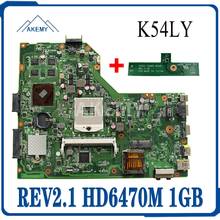 Placa base K54LY REV2.1 HD6470M 1GB para For Asus X54H K54HR X54H, placa base para ordenador portátil K54LY, placa base K54LY, 100% de prueba OK 2024 - compra barato