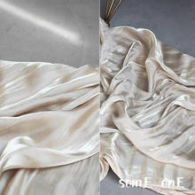 Tecido de seda de imitação luz, saco de camisa e saia para diy decoração kungfu cheongsam hanfu 2024 - compre barato