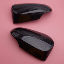 Kawall-capa de espelho retrovisor de fibra de carbono, 2 peças, textura, estilo, asa, cobertura 2024 - compre barato