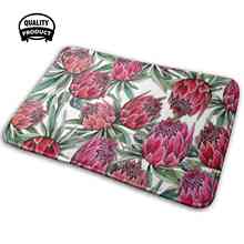 Protea Flower Watercolor On White 3D Household Goods Mat Rug Carpet Cushion Protea Protea Protea Protea Protea Protea Protea 2024 - buy cheap