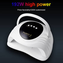 192W High-power Nail Lamp Nail Phototherapy Machine 48 Lamp Beads Quick-drying Painless All Gel Polish Nail Dryer Auto Sensor 2024 - buy cheap