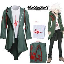 Super Danganronpa 2 Nagito Komaeda Jacket coat Hoodies t shirts t-shirt Cosplay Halloween Costumes for Women Men Adult Anime 2024 - buy cheap