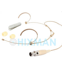 HIXMAN-auriculares omnidireccionales 4019-SM, micrófono de condensador para Lectrosonics, SM LM, UM Series, sistema inalámbrico TA5F 2024 - compra barato