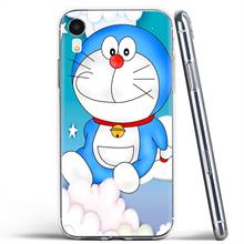 Силиконовый чехол для смартфона Xiaomi Redmi 4A 7A S2 Note 8 3 3S 4 4X 5 Plus 6 7 6A Pro Pocophone F1 Doraemon 2024 - купить недорого