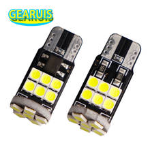 10pcs T10 Non polar 1W chips 18 SMD 3030 LED 90MA 168 194 501 W5W Car Auto Side marker Parking bulb Licence Plate Lights 12V 2024 - buy cheap