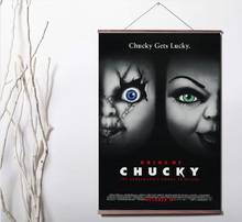 Bride Of Chucky Horror Movie Art Canvas poster decoration painting with solid wood hanging scroll 2024 - buy cheap