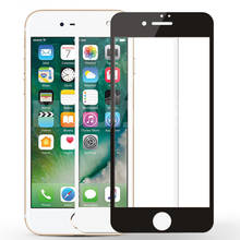 Закаленное стекло 9D для iPhone 7, 8, 6, 6S Plus, 5, 5S, SE, 2020, полное покрытие, защита экрана, чехол для iPhone 12, 11 Pro, XS Max, X, XR, стеклянная пленка 2024 - купить недорого