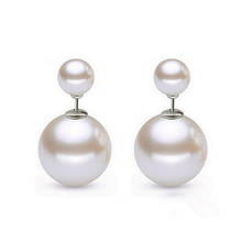 Bijouteria brincos Bijoux 1 pairs White Simulated Pearl Earrings Set For Women Jewelry On Ear Ball Stud Earrings kit 2024 - buy cheap