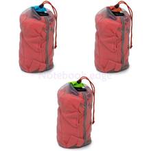 Drawstring Mesh Stuff Sack Storage Pouch For Sleeping Bag Clothes Down Jacket 2024 - buy cheap