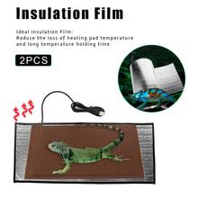 2PCS Reptile Insulation Film Self Warming Pad Reptile Reflective Film for Brooder Incubator Animals Heating Insulation Cushion 2024 - buy cheap