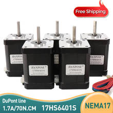 5pcs  3D printer motor 1.8A, 0.73NM, 4-wire NEMA 17 stepper motor 17HS6401S-D 60mm 2-phase hybrid stepper motor for CNC 2024 - buy cheap