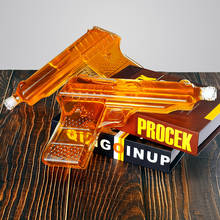500 ml creative gun shaped high quliaty party home bar lead-free glass whiskey decanter for Liquor Scotch Bourbon DDC-200 2024 - buy cheap
