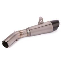 Mid Pipe for Ducati 959 Panigale Motorcycle Exhaust Pipe 61mm Middle Slip On Original Catalyst Stainless Steel Titanium Alloy 2024 - buy cheap