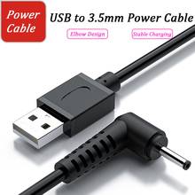 USB a DC-Cable de carga con codo de 3,5mm, enchufe de CC, Conector de carga de 5V, adaptador de cargador para HUB, Cable USB de alimentación para ventilador 2024 - compra barato