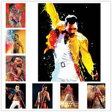 5D DIY Diamond Painting Queen Band Freddie Mercury Diamond Embroidery Rhinestones Pictures Full Diamond Mosaic Decoration gift 2024 - buy cheap
